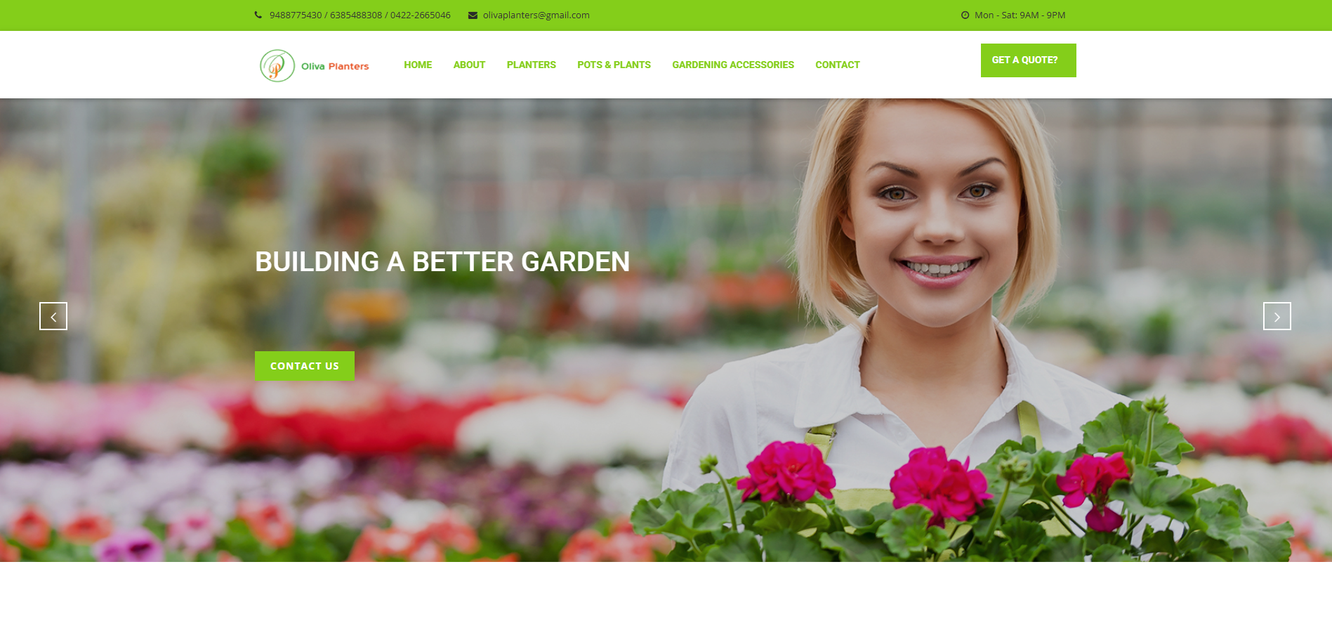 Oliva Planters